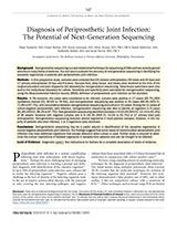 Diagnosis of Periprosthetic Joint Infection:
The Potential of Next-Generation Sequencing