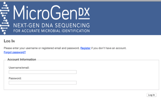 MDXPortal Login