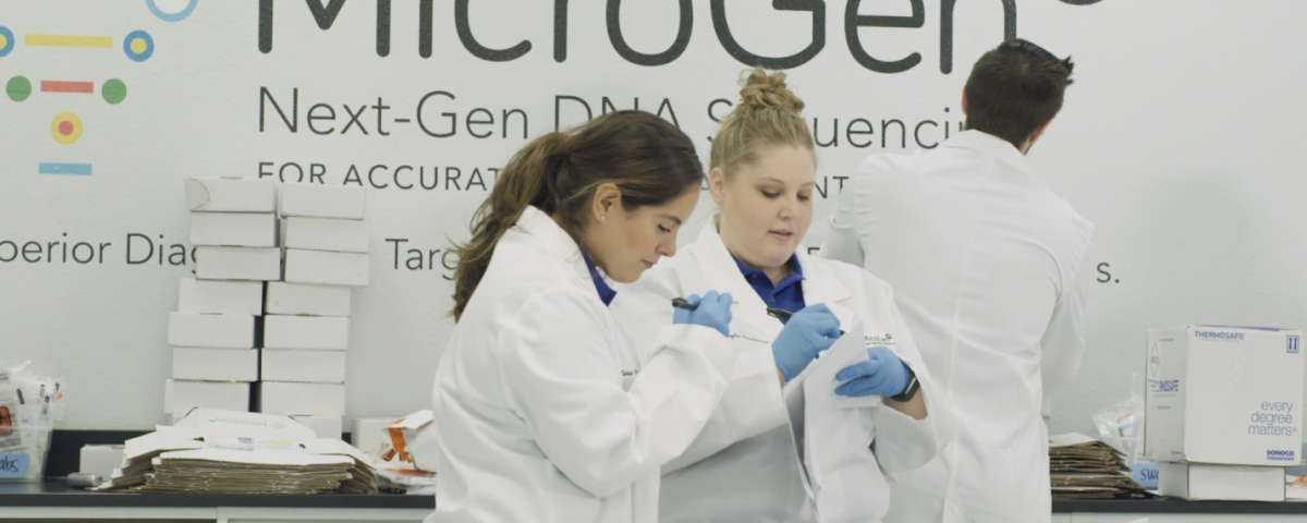 MicroGenDX lab techs