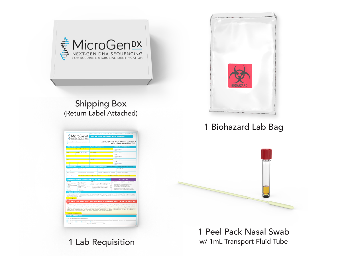 Pulmonary kit contents