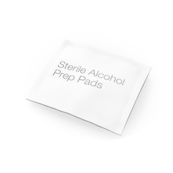 1 sterile prep pad