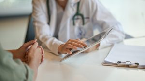 Doctor Speaking With Patient About Next-Day NGS Results